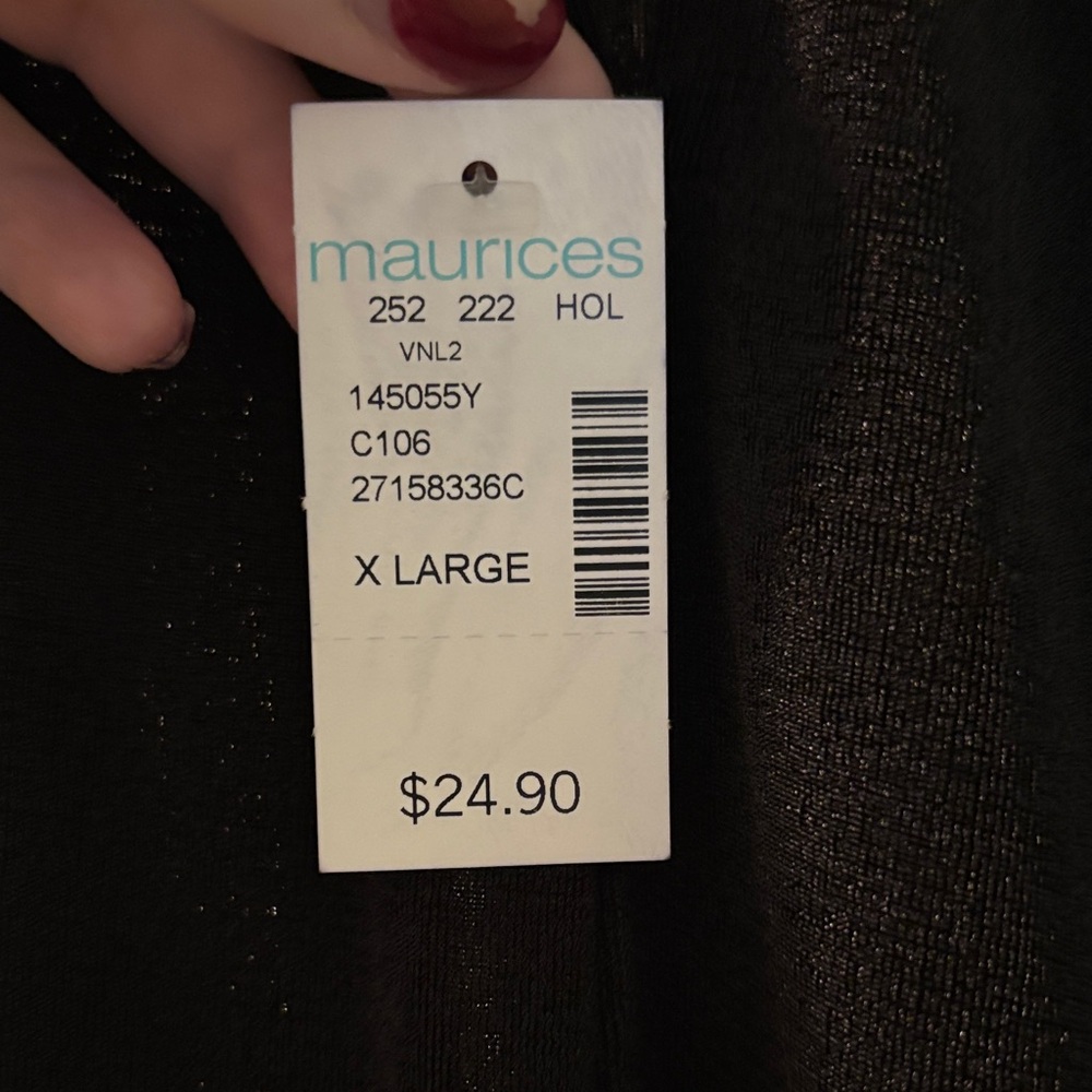 Maurices Black Sleeveless Tank Top - Picture 6 of 6